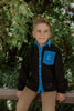 Retrokid Rex Cord Collar Button Black/ Cobalt Shirt