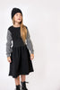 Retrokid Scuba Knit Twirl Dress Black/Cream