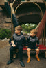 Sweet Threads Aster Navy Blue Crew Sweater