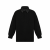 Little Parni Boys Denim Collar Black Polo K700