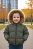 Colmar Baby Green Hooded Quilted Padded Underwood Jacket