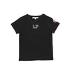 Little Parni Girls Est Short Sleeve Black Tshirt K509