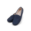 Camille Kids Stella Leather Navy Shoes