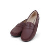 Camille Kids Stella Leather Burgundy Shoes
