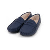 Camille Kids Stella Leather Navy Shoes