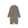 Coco Blanc Boys Plaid Suit Set