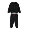 Coco Blanc Black Sweatshirt Set