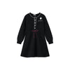 Coco Blanc  Black Sweatshirt Dress