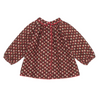 Jaya Baby Blouse - Chocolate Floral Woven