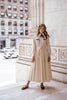 Coco Blanc Pleated Cream Dress