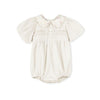 Madeleine Girls Floral Collar Smocked Romper