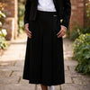 Twinset Black Pleats Skirt
