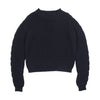 Urban Edge Chunky Knit Navy Crewneck