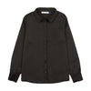 Urban Edge Satin Black Blouse