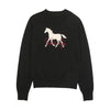 Urban Edge Horse Knit Black Sweater