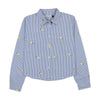 Urban Edge Embroidered Pinstripe Lemons Shirt