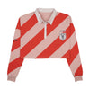 Urban Edge Striped Rugby Orange/Pink Tee