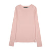 Urban Edge Scalloped Knit Pink Sweater