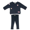 Crew Kids Robyn Navy Legging set