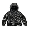 Colmar Girls Quilted Black Hooded Coat