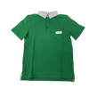 Zaloo Chambray Pocket Shortsleeve Green Rugby Tshirt
