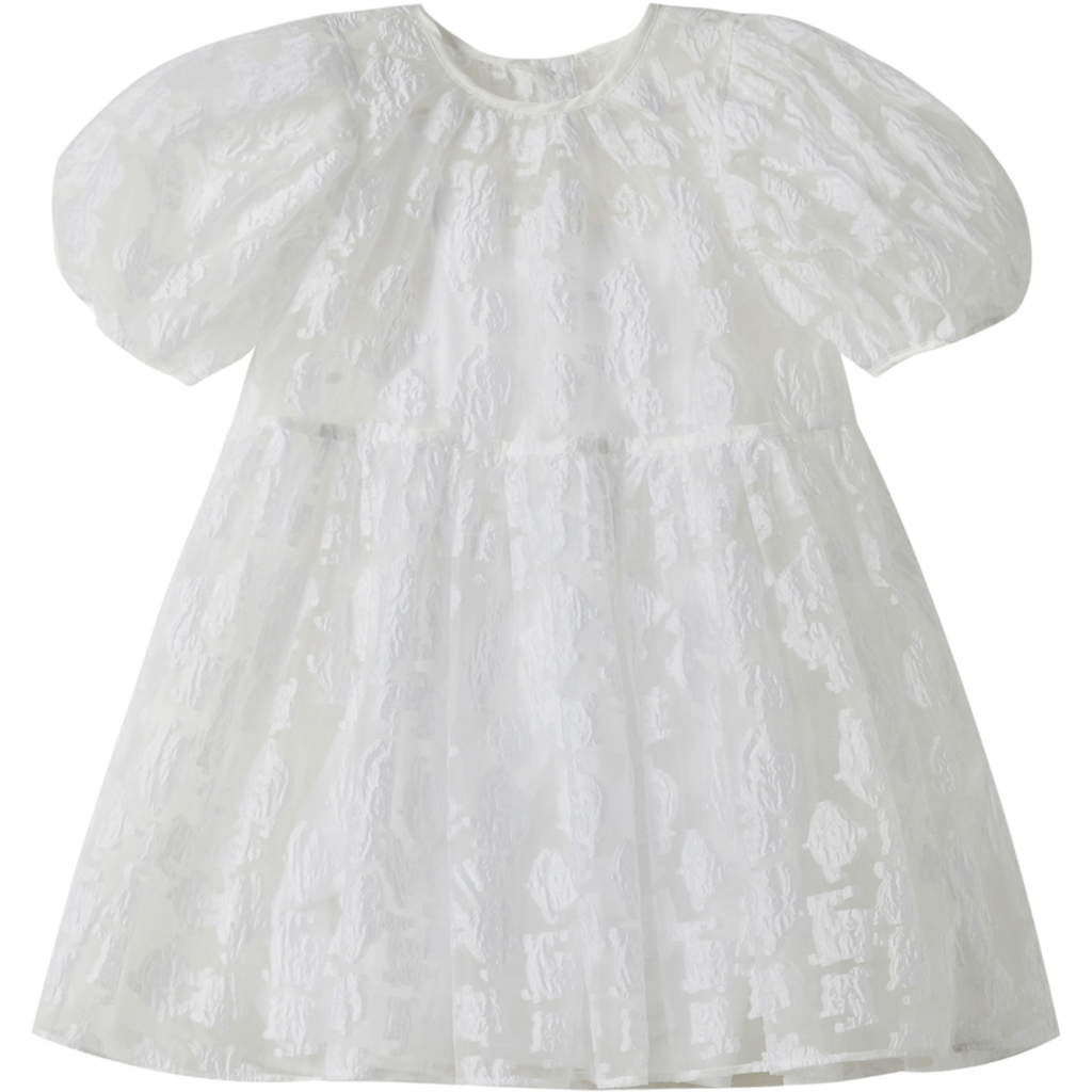 Jnby Ivory Short Sleeve Dress
