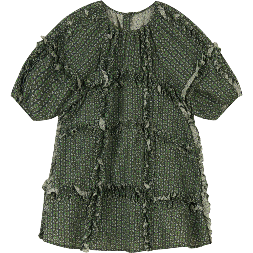 Jnby Stone Multi W/Pattern All Over Short Sleeve Dress