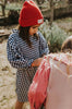 A Monday Estate Blue Check Elin Dress