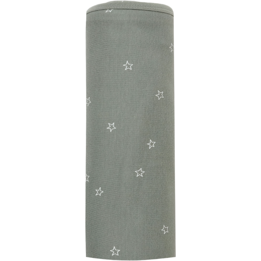 Quincy Mae Sea-Green Stars Baby Swaddle