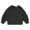 Tocoto Vintage Dark Grey Bobo collar sweatshirt