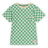 A Monday Holly Green Check Ed T-shirt - Macaroni Kids
