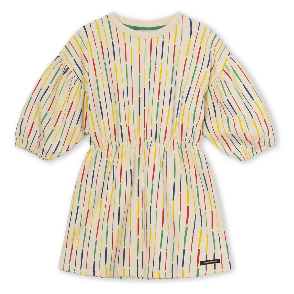 A Monday Multi Stripe Nanna Dress - Macaroni Kids