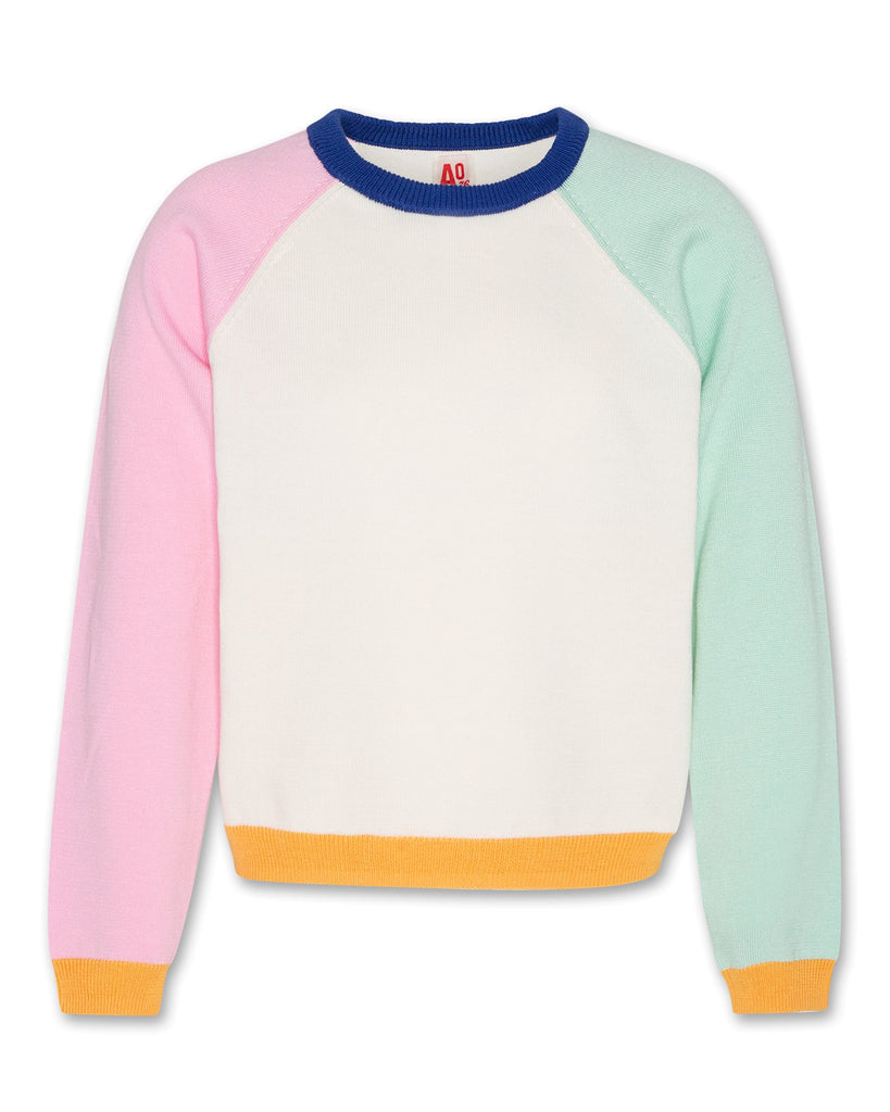 AO76 Multicolour Adine C-Neck Sweater - Macaroni Kids