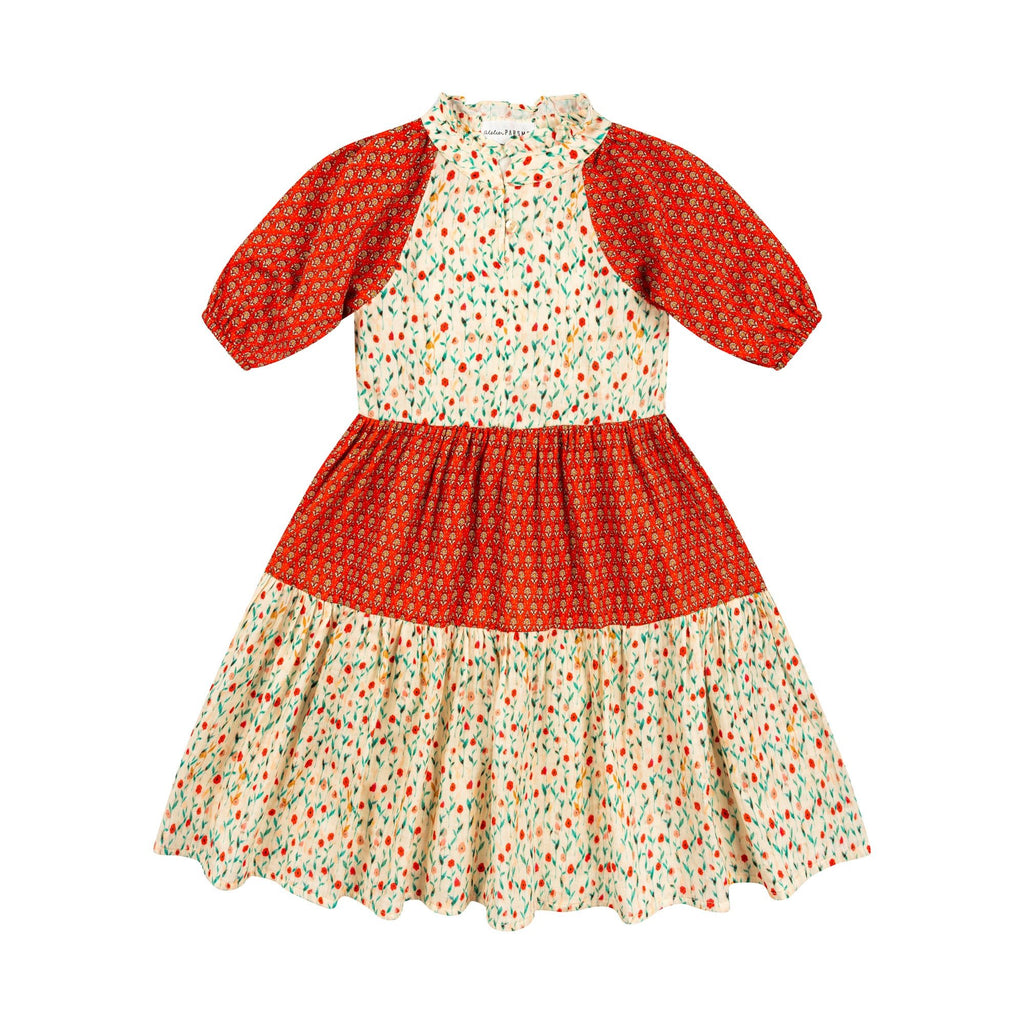 Atelier Parsmei Alice Apple Red Dress - Macaroni Kids