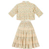 Atelier Parsmei Georgie Poppy Garden Top & Imogene Skirt SET - Macaroni Kids