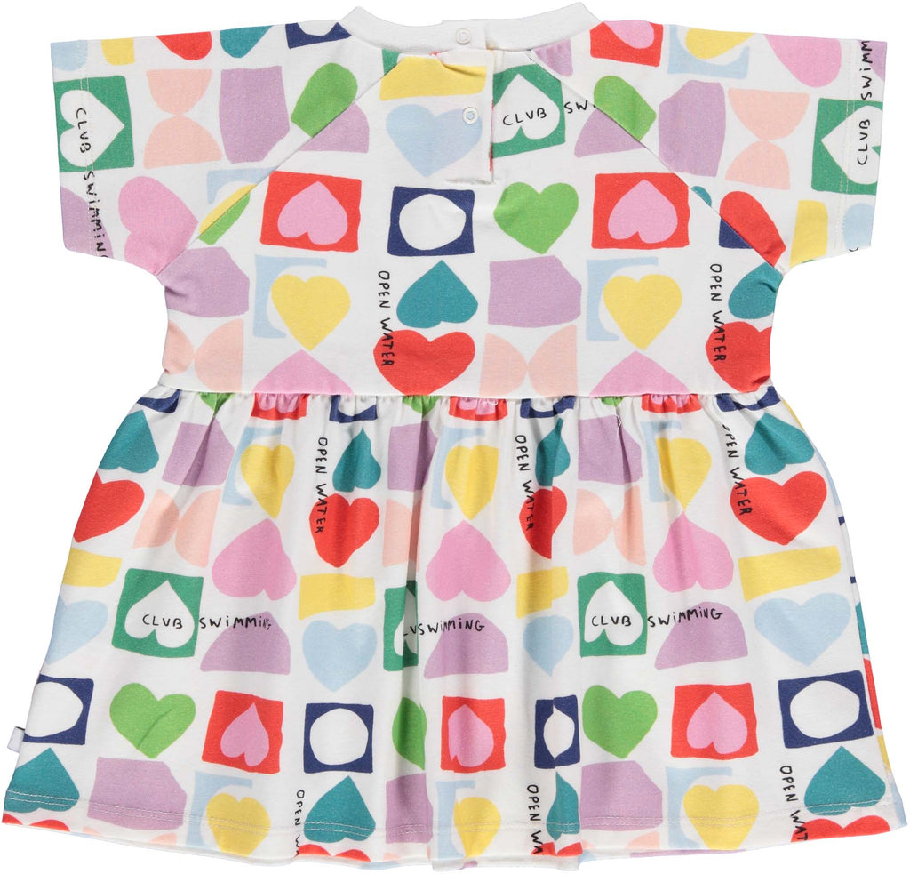 Beau Loves Hearts Baby Dress - Macaroni Kids