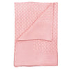 Carmina Antique Pink Textured Knit Blanket - Macaroni Kids