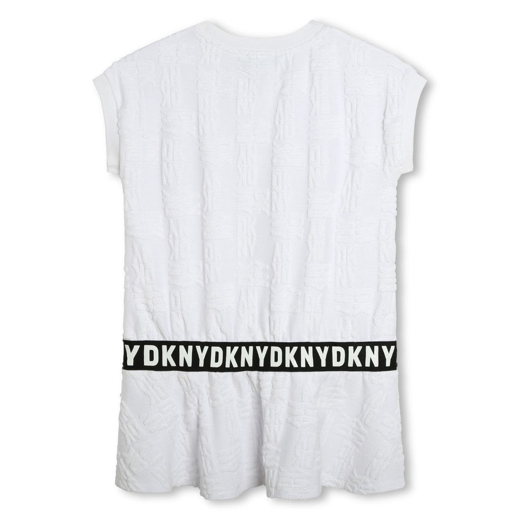 Dkny Sleeveles White Dress - Macaroni Kids