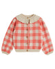 Emile et Ida Pink Gingham Cardigan - Macaroni Kids