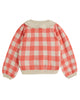 Emile et Ida Pink Gingham Cardigan - Macaroni Kids