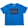Hugo Boss Electric Blue Short Sleeves Tee-Shirt - Macaroni Kids