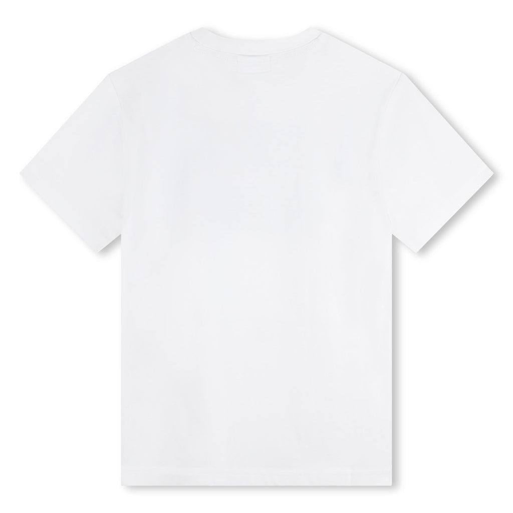 Hugo Boss White Short Sleeves Tee-Shirt - Macaroni Kids