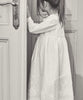 Pernille Pure White La Robe Neigee With Embroided Frill Collar