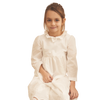 Pernille Pure White La Robe Neigee With Embroided Frill Collar