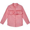 Jnby Rose W/Ruffle Detail Long Sleeve Button Up Shirt - Macaroni Kids
