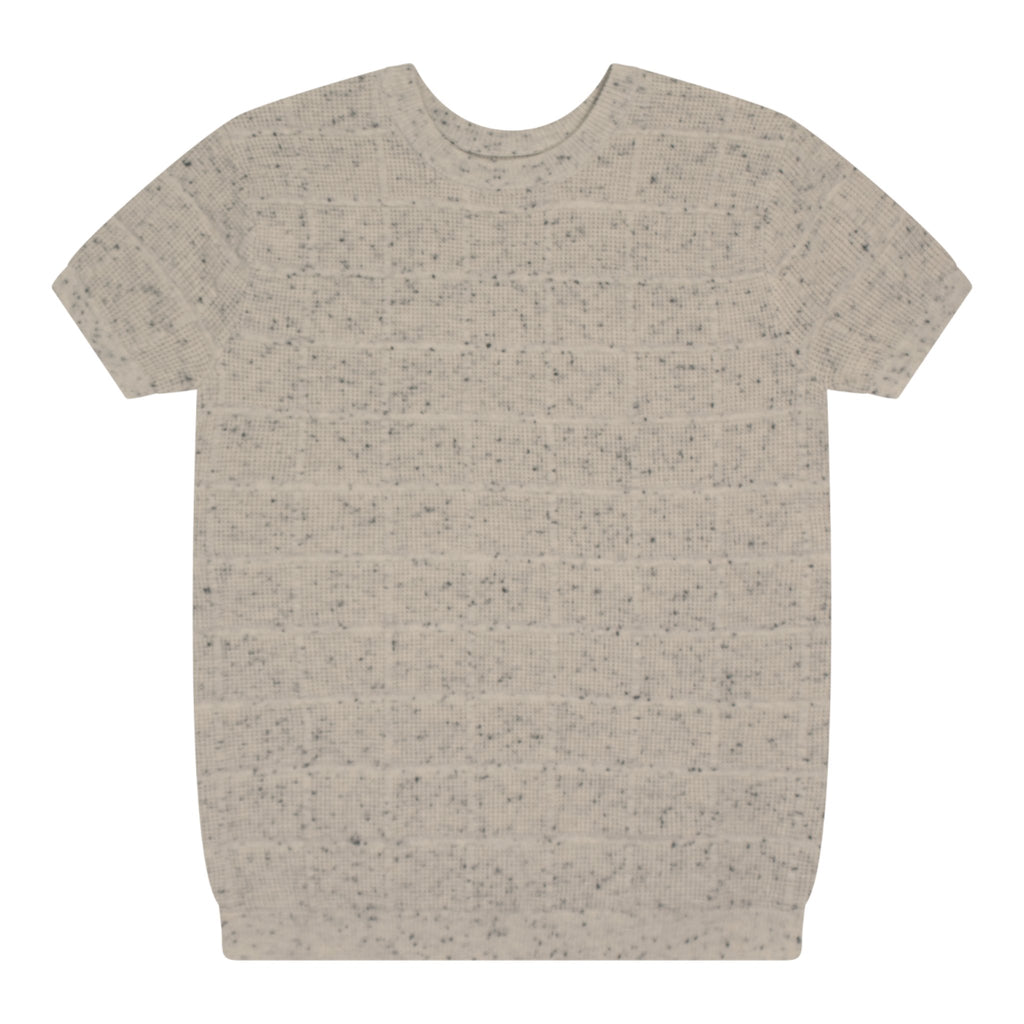 Kipp Speckled Oatmeal Grid Texture Sweater - Macaroni Kids