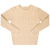 Kipp Two Tone Cable Sweater - Tan - Macaroni Kids