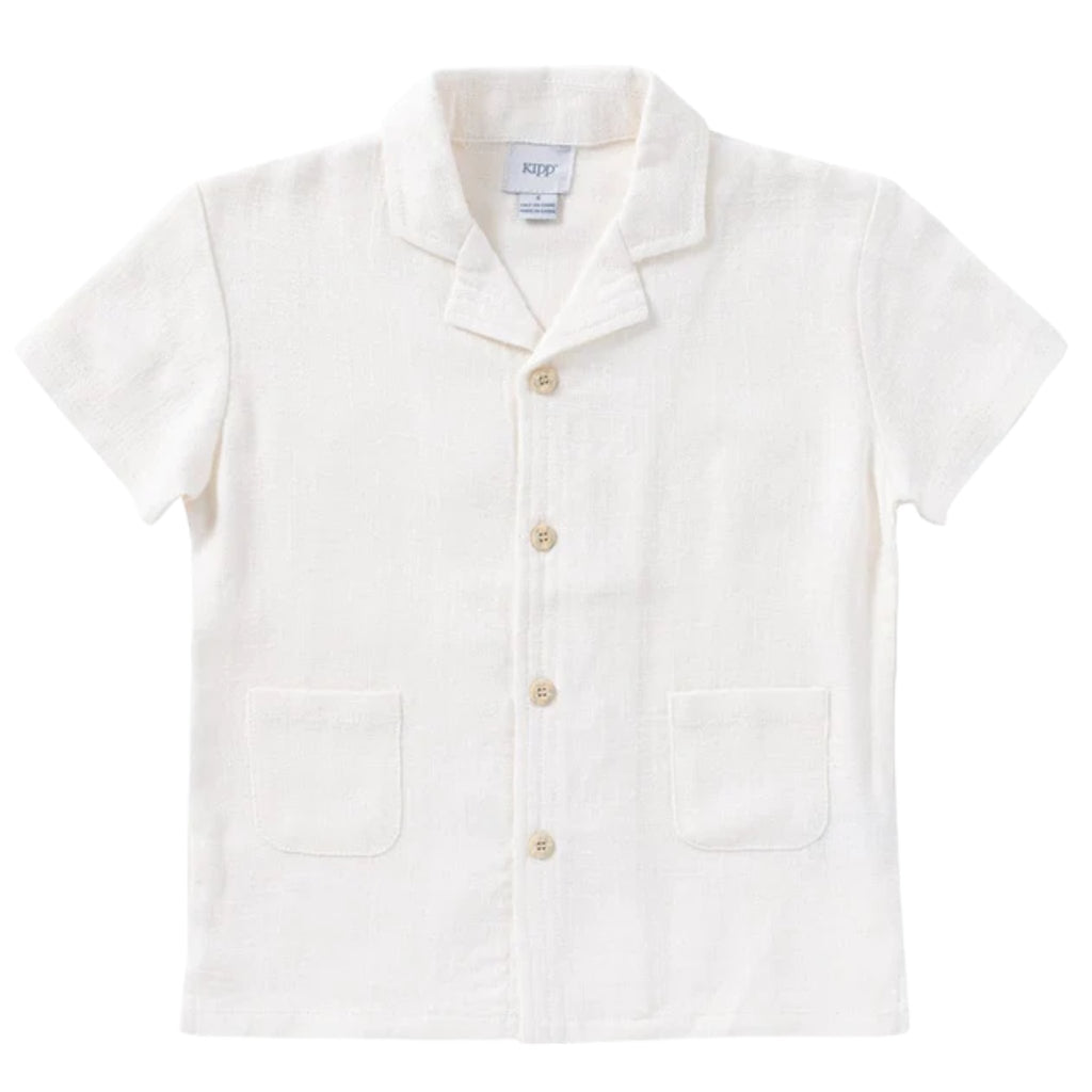 Kipp White Linen Shirt - Macaroni Kids