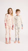 Little Parni Ivory/Navy Kids Toile Pajamas - Large Print PJ65 - Macaroni Kids