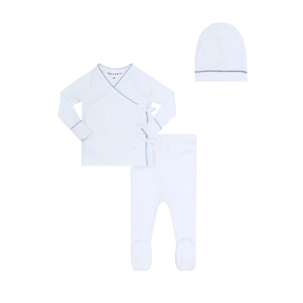 Louis Blue & White Striped Children's Pyjamas